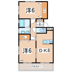 郡山駅 バス10分  小原田5丁目下車：停歩5分 1階の物件間取画像